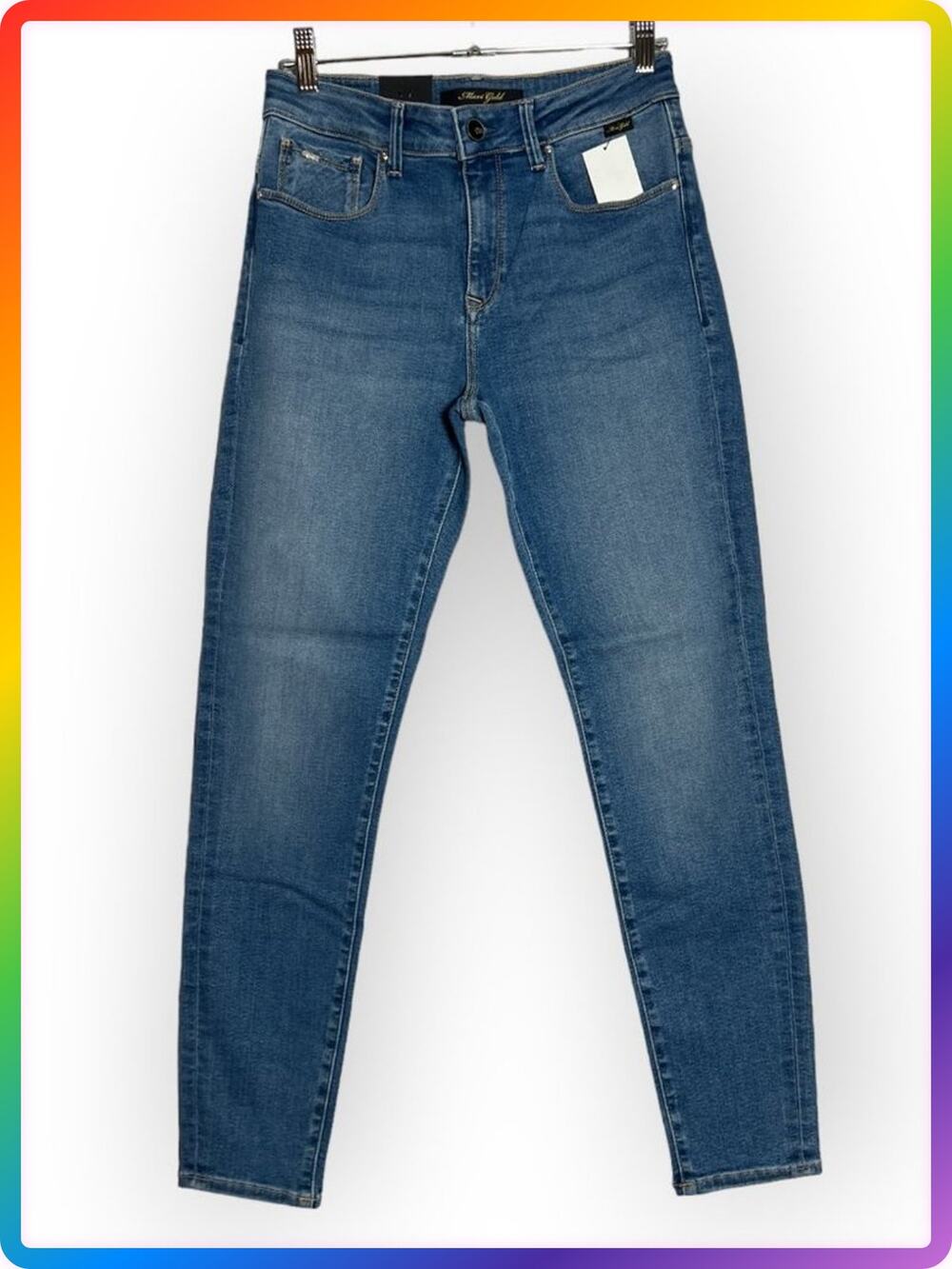 Mavi Alissa High Rise Super Skinny Ankle Jeans SIZE 27x28 Medium Wash Denim